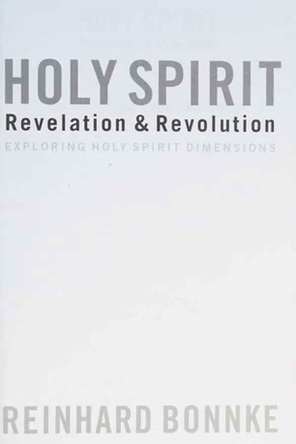 Capa de Holy Spirit revelation & revolution