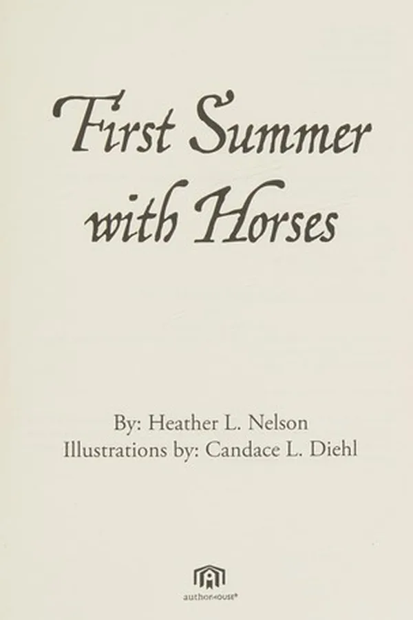 Capa de First summer with horses