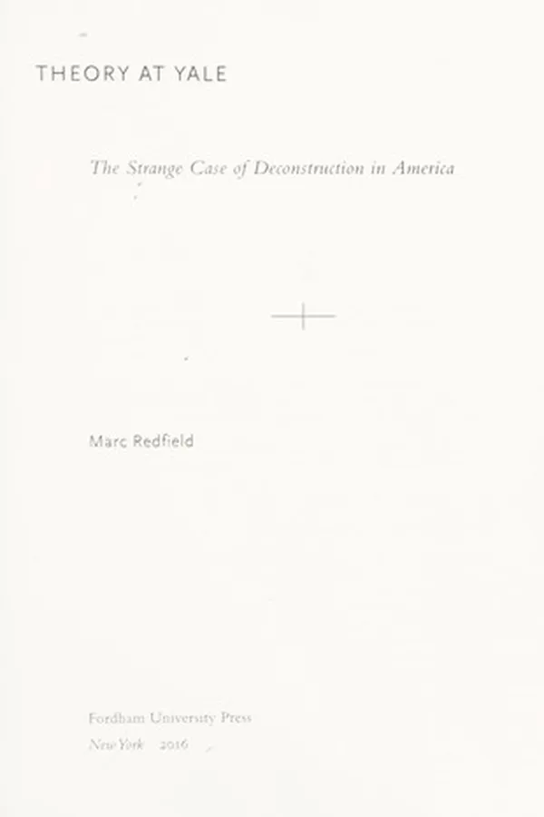 Capa de Theory at Yale