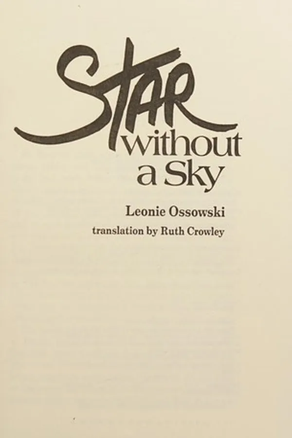 Capa de Star without a sky