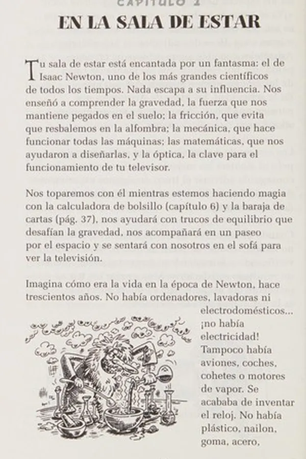 Capa de Ciencia magica en la sala de estar