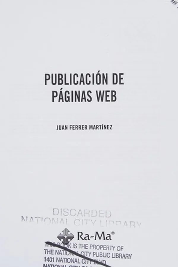 Capa de Publicación de páginas web