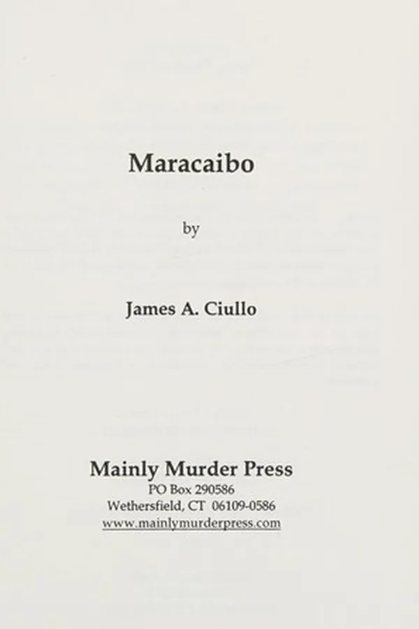 Cover of Maracaibo