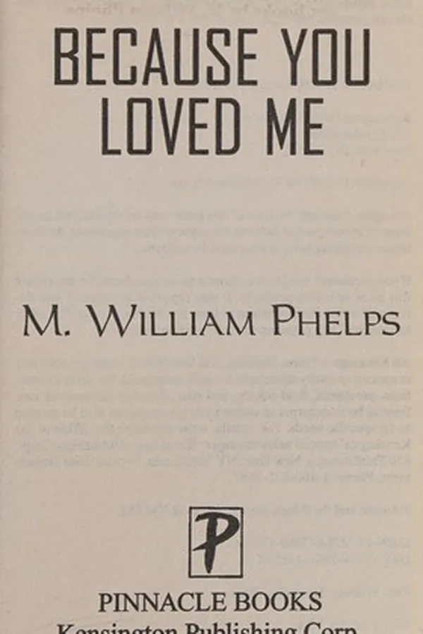 Capa de Because you loved me