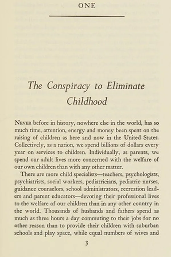 Cover of The Conspiracy Against Childhood