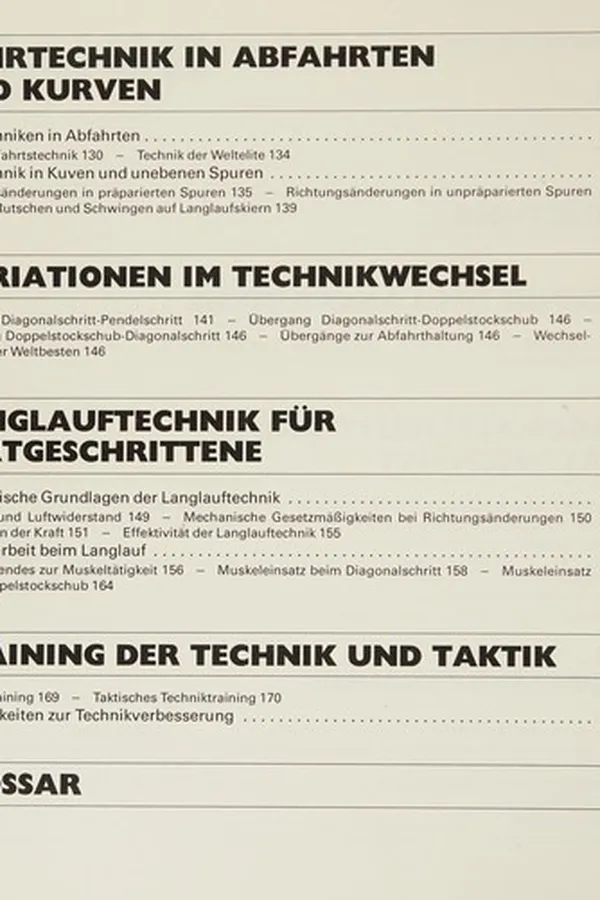 Cover of Skilanglauf-Technik