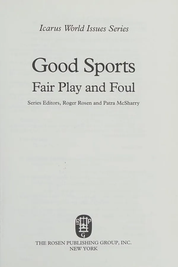Capa de Good sports