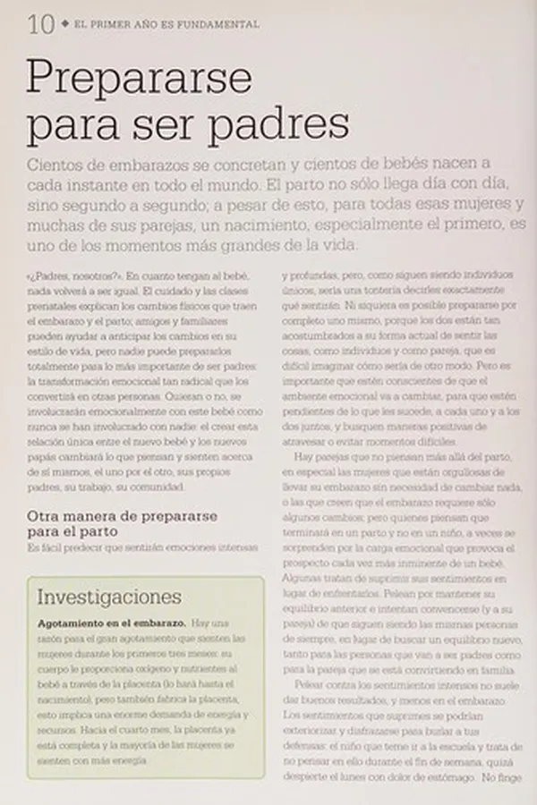 Capa de El primer año es fundamental