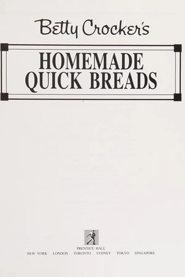 Capa de Betty Crocker's Homemade Quick Breads
