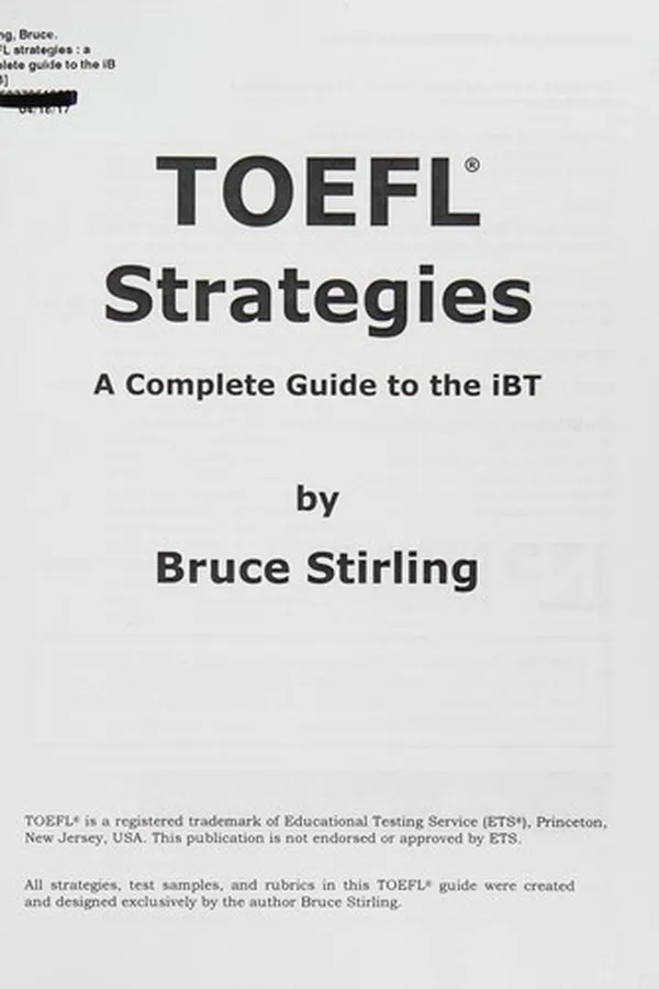 Capa de TOEFL strategies