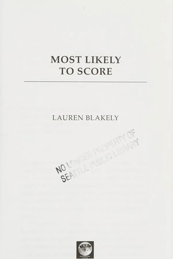 Capa de Most likely to score