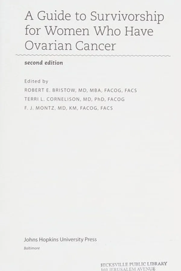 Capa de A guide to survivorship for women who have ovarian cancer
