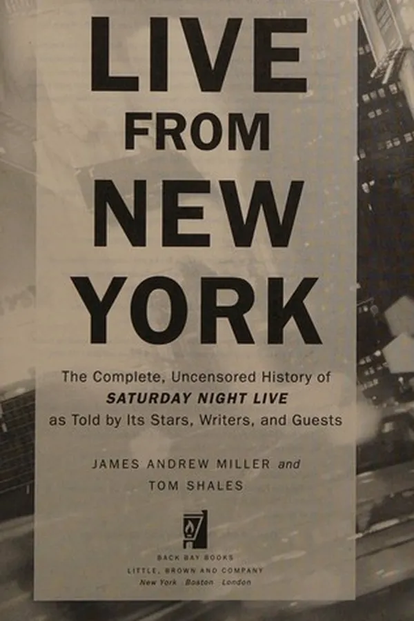 Capa de Live from New York