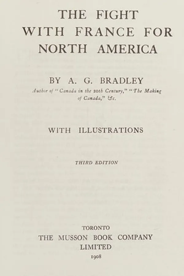 Capa de The fight with France for North America (Heritage classic)