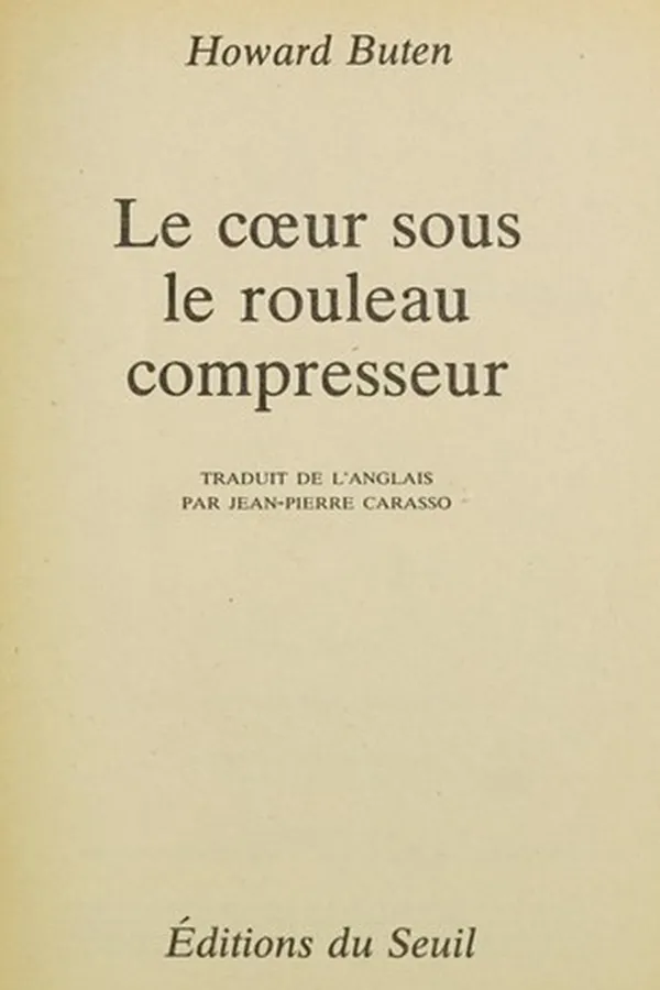 Capa de Le Coeur sous le rouleau compresseur