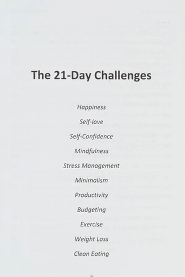 Capa de The 21 day self-love challenge