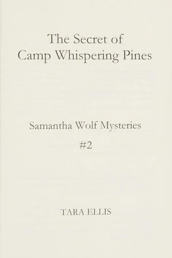 Capa de The secret of Camp Whispering Pines
