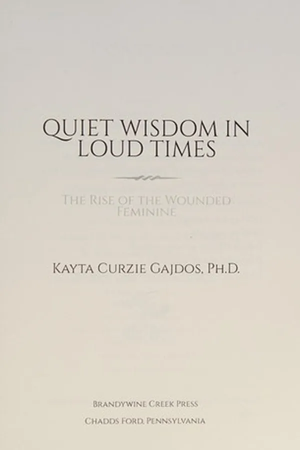 Capa de Quiet wisdom in loud times