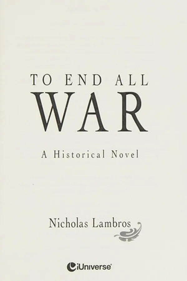Cover of To End All War