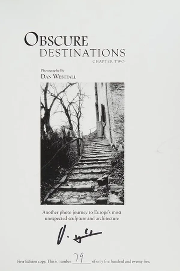 Capa de Obscure destinations, chapter two