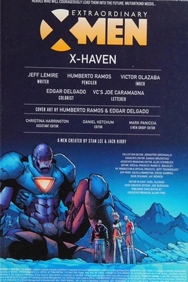 Capa de Extraordinary X-Men