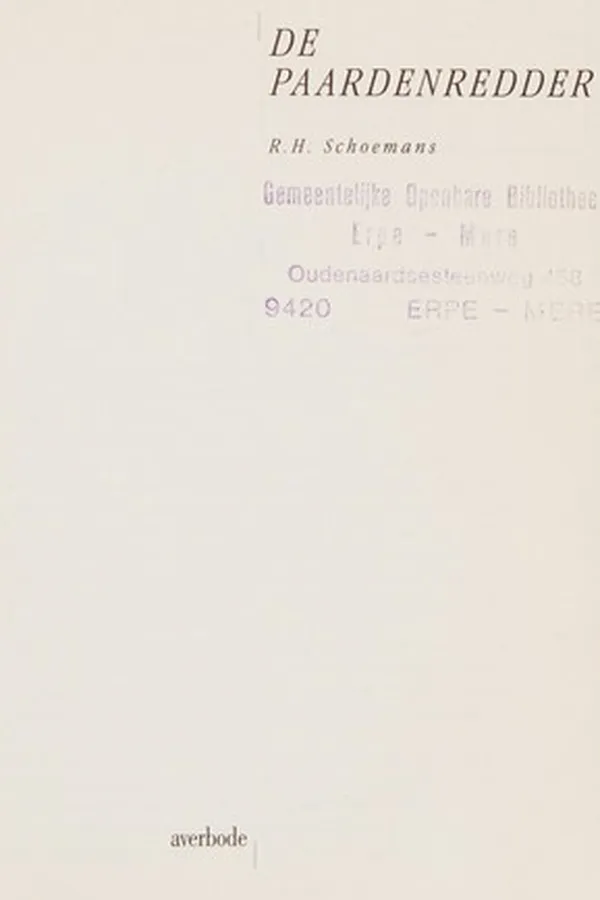 Capa de De paardenredder