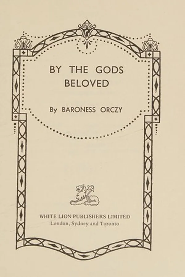 Capa de By the gods beloved