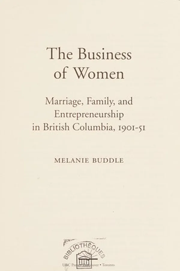 Capa de The business of women
