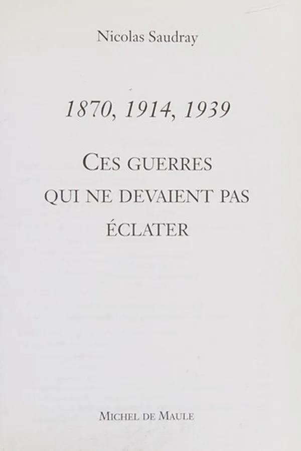 Capa de 1870, 1914, 1939