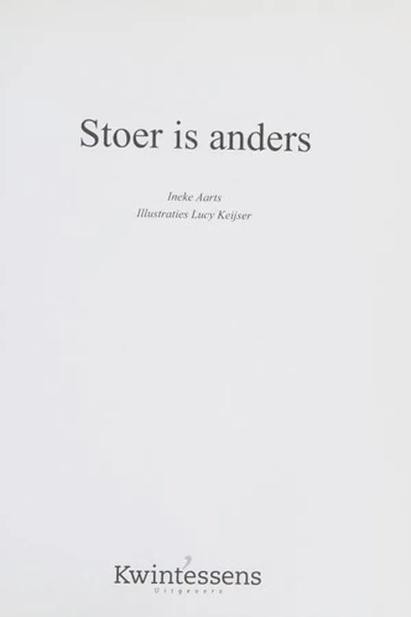Capa de Stoer is anders