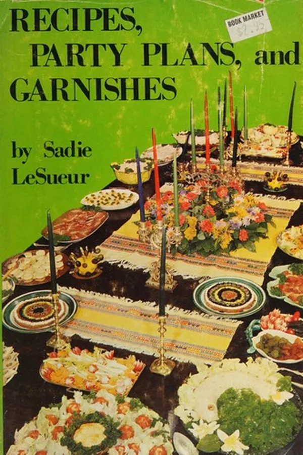 Capa de Recipes, party plans, and garnishes