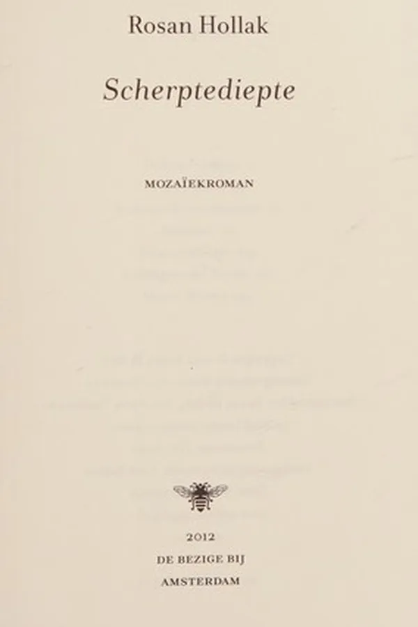 Capa de Scherptediepte