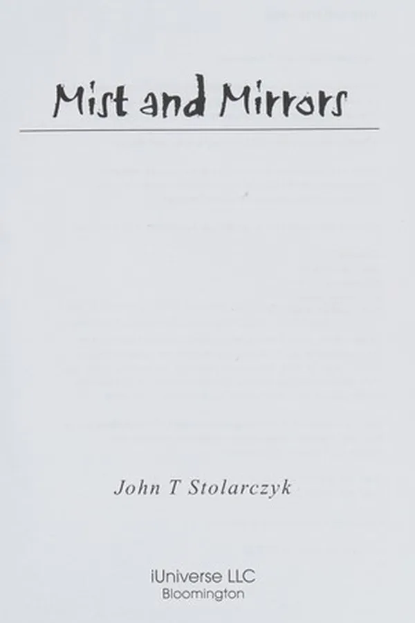 Capa de Mist and mirrors