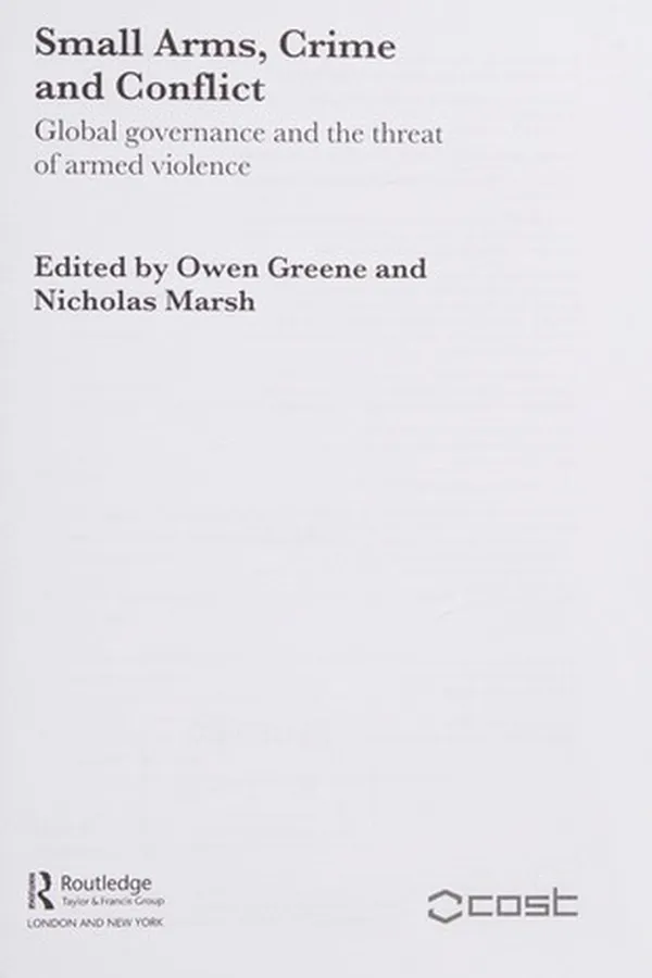 Capa de Small arms, crime and conflict