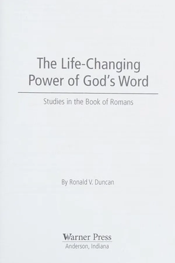Capa de The life-changing power of God's word