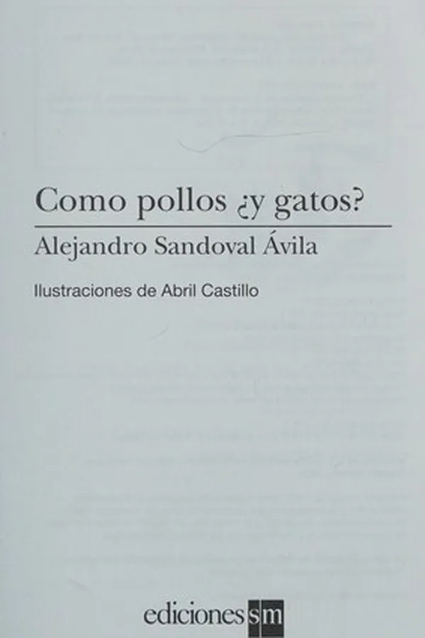 Capa de Como pollos ¿y gatos?
