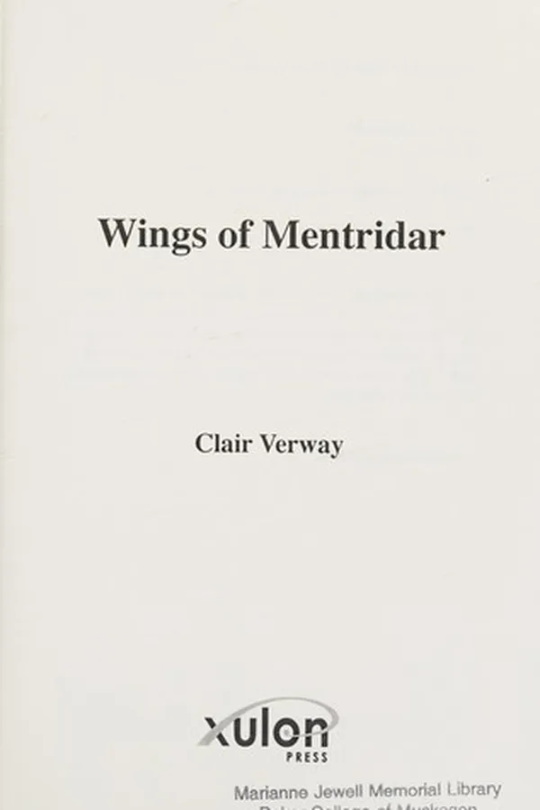 Capa de Wings of Mentridar
