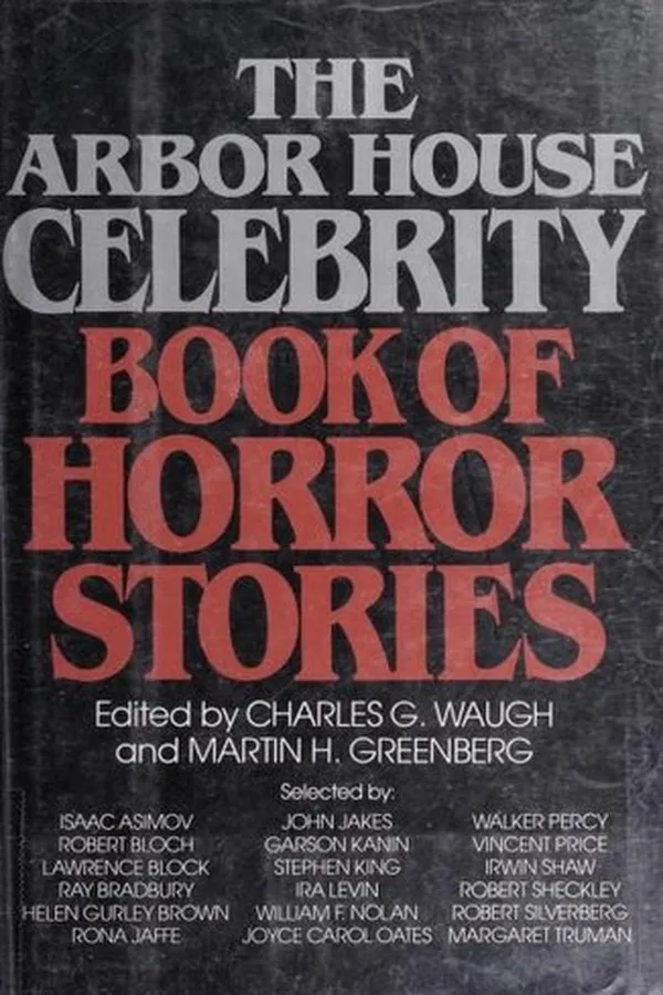 Capa de The Arbor House celebrity book of horror stories