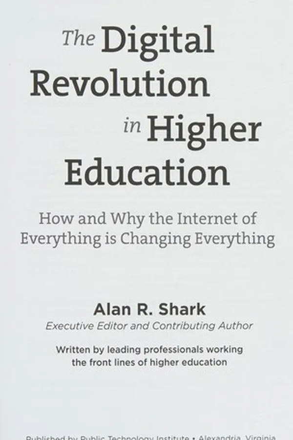 Capa de The digital revolution in higher education