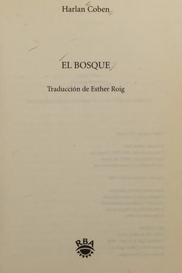 Capa de El bosque
