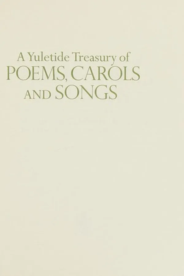 Capa de A Yuletide treasury of poems, carols and songs