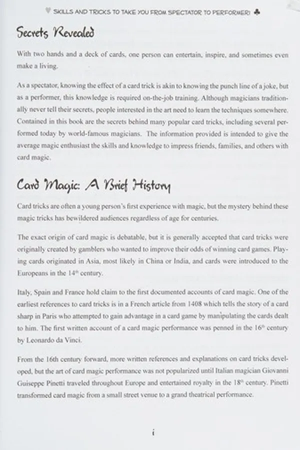 Capa de Card magic revealed