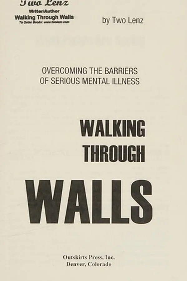 Capa de Walking through walls