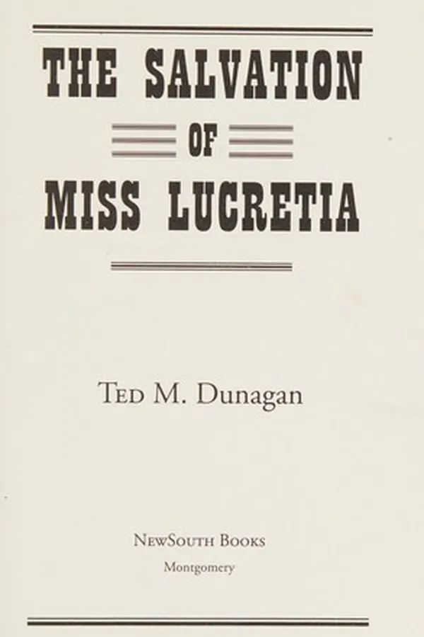Capa de The salvation of Miss Lucretia