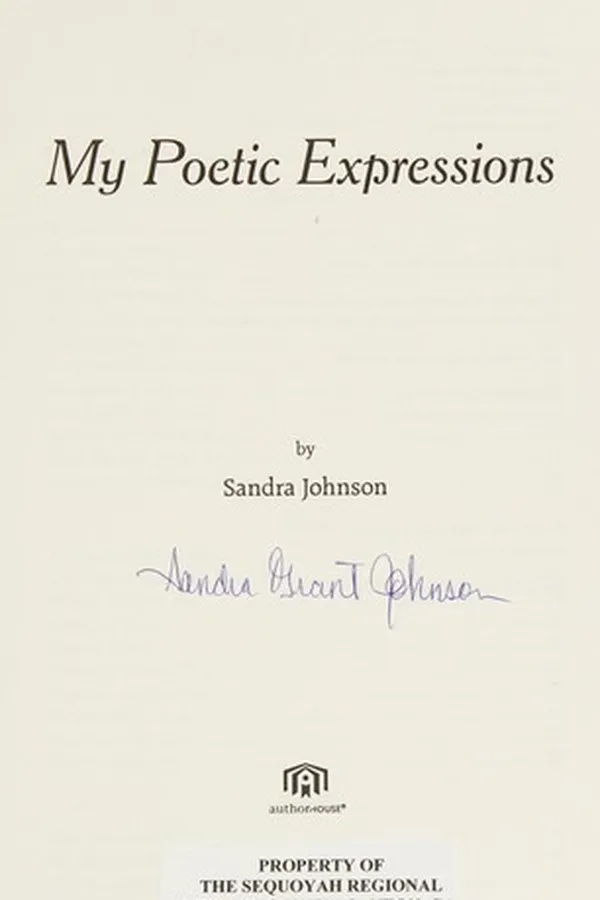 Capa de My poetic expressions