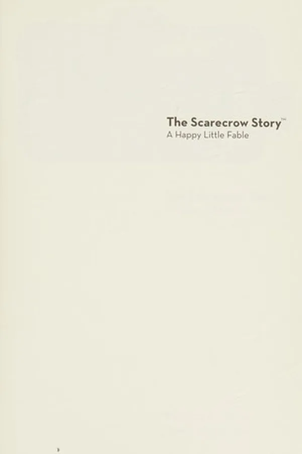 Capa de The scarecrow story