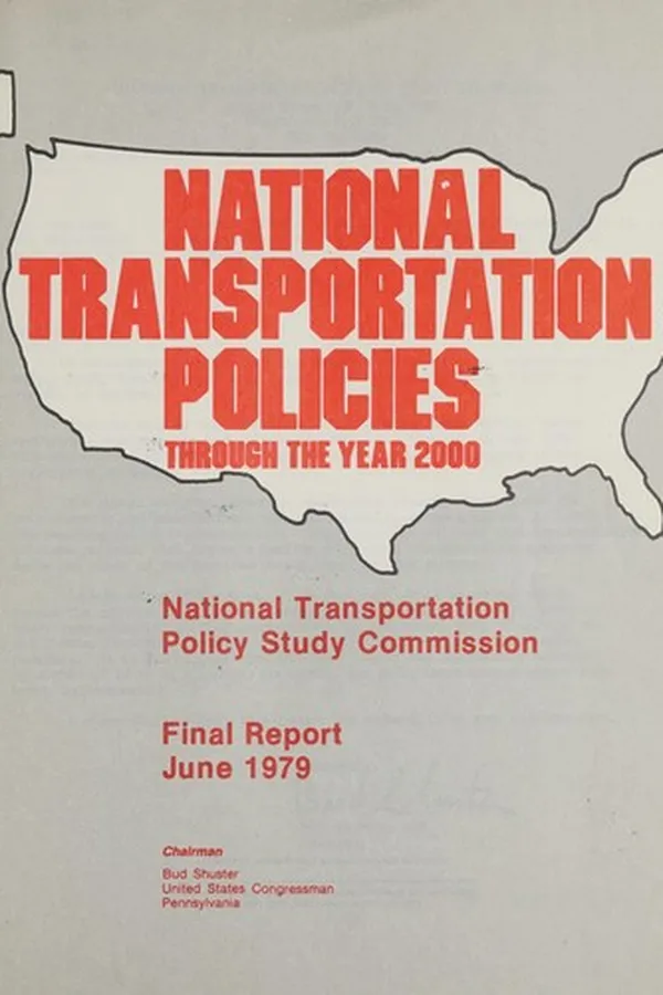 Capa de National transportation policies through the year 2000