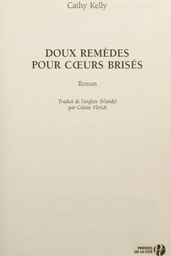 Capa de Doux remèdes pour coeurs brisés