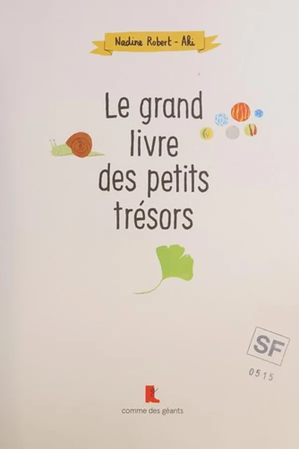 Capa de Le grand livre des petits trésors