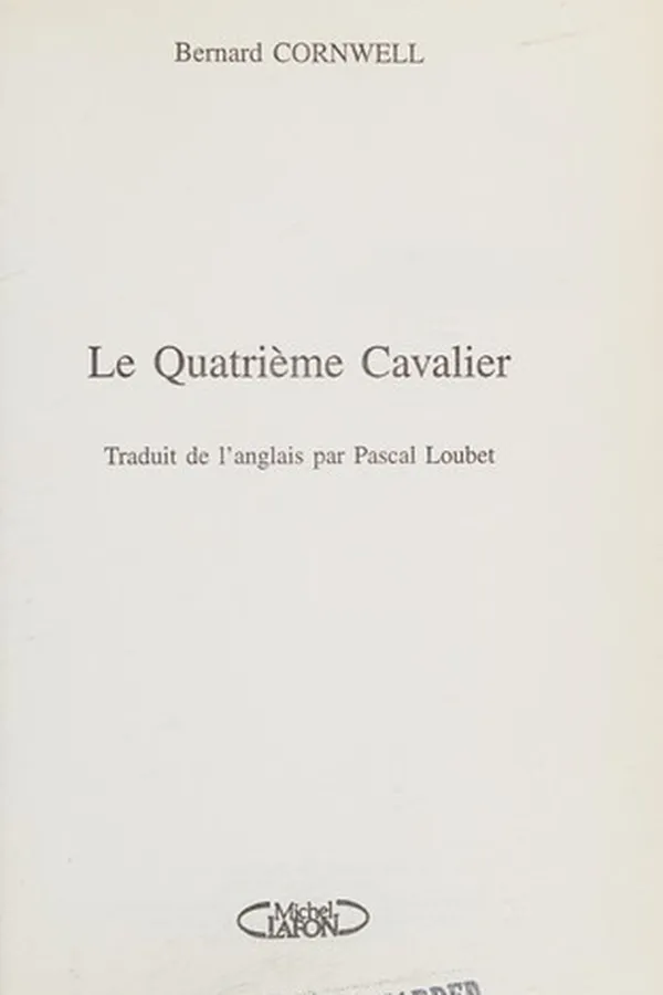 Cover of Le quatrième cavalier